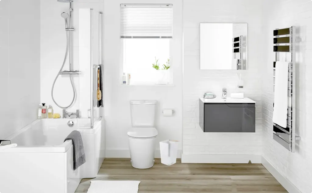 Bathroom after cleaning