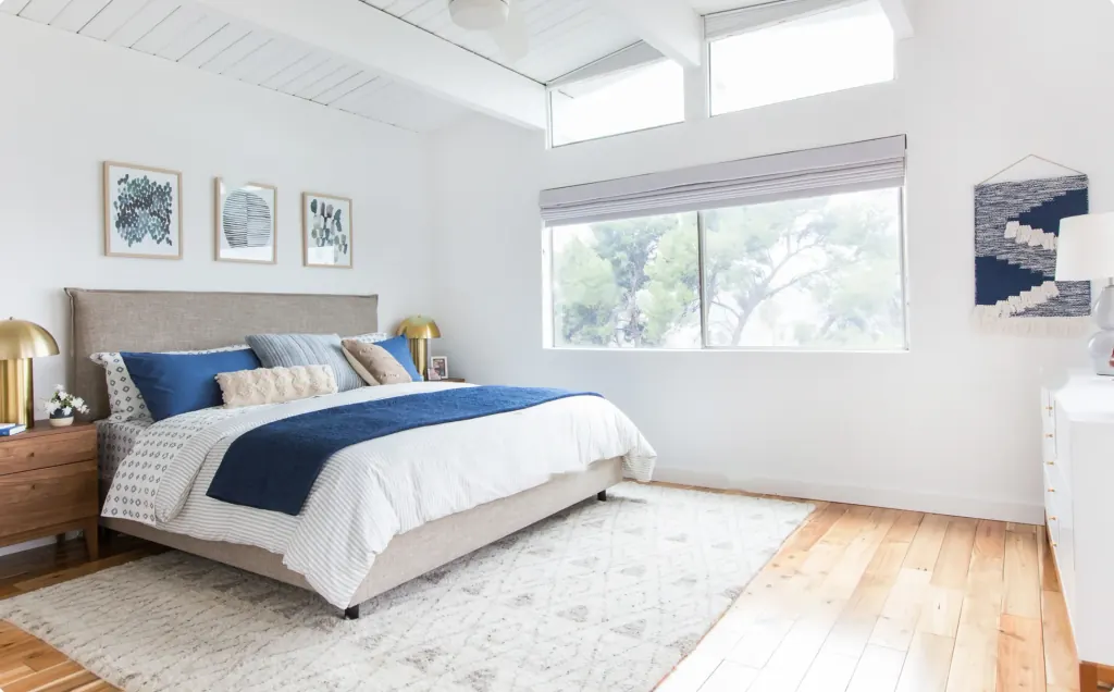 Bedroom after cleaning