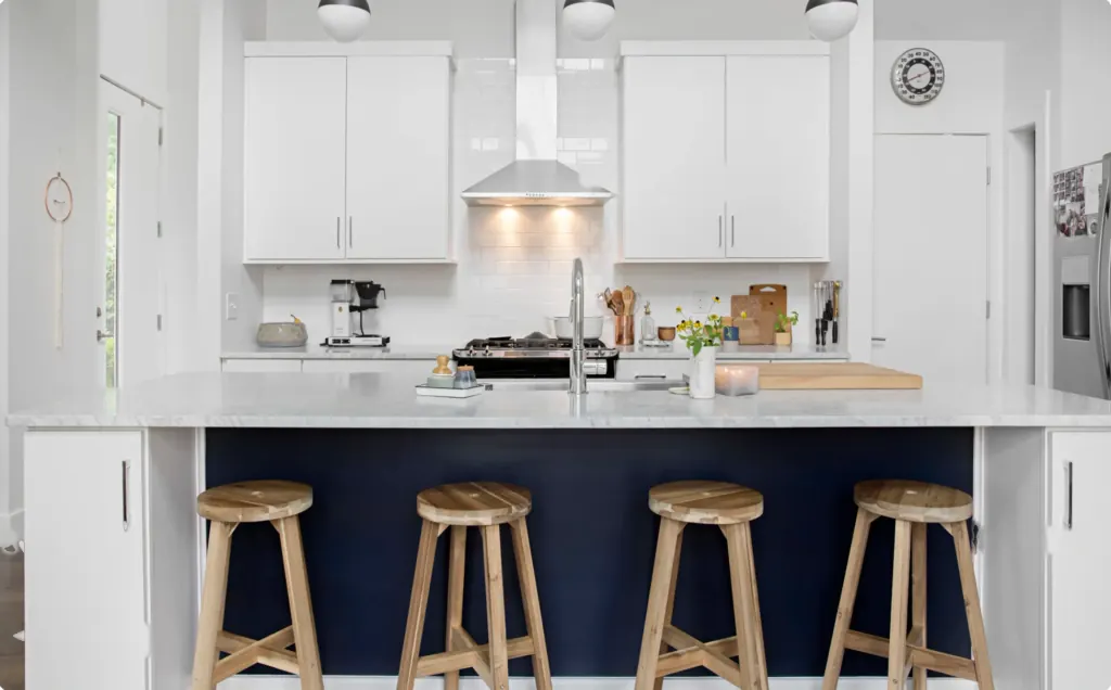 Kitchen after a Mee.Services cleaning